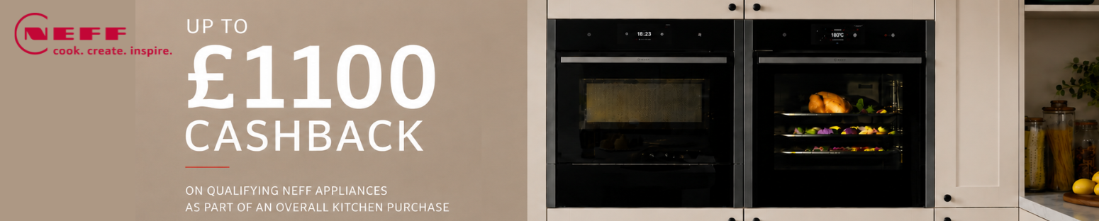 Neff Up To £1100 autumn cashback promotion
