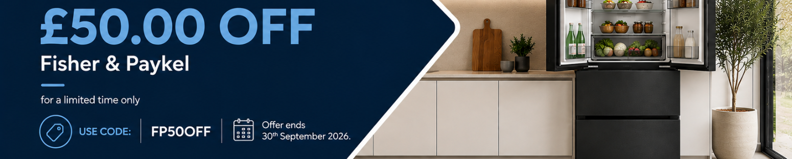 £50 Off Fisher & Paykel 