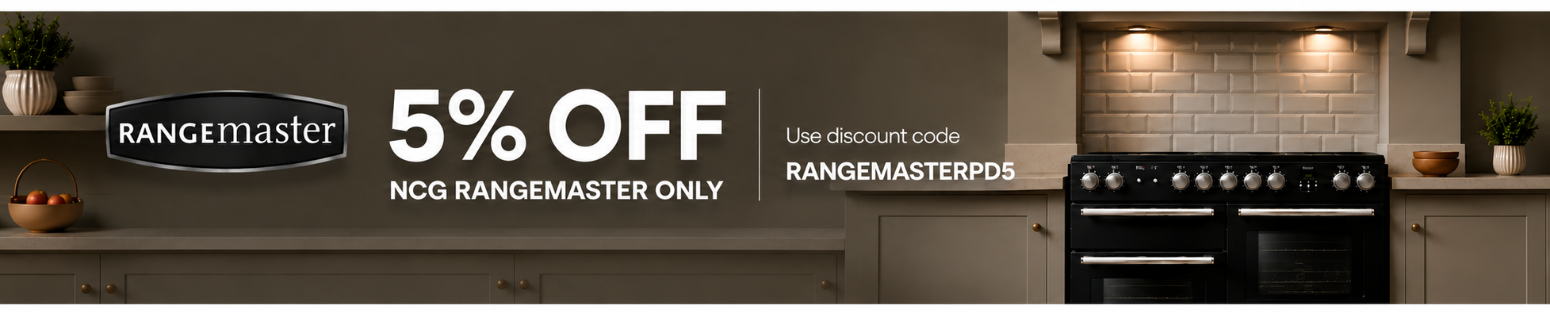 5% Off Selected Rangemaster Appliances