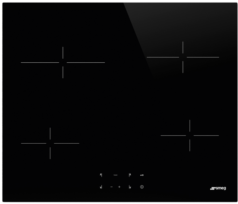 Smeg Black Se264td1 Ceramic Hob