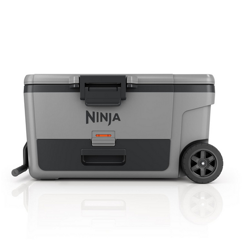 Ninja Grey Fb265euukgy Frostvault 65Qt/61L Wheeled Cooler With Dry Zone - Slate