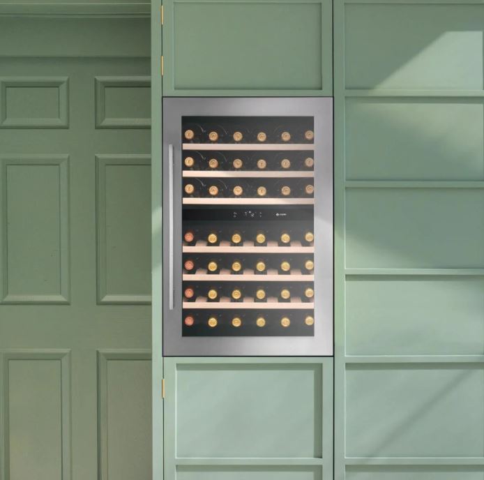 Caple Bordeaux In-Column Dual Zone Wine Cooler Stainless Steel