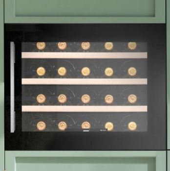 Caple Black/Bordeaux Wc6411 Single Zone Wine Cooler