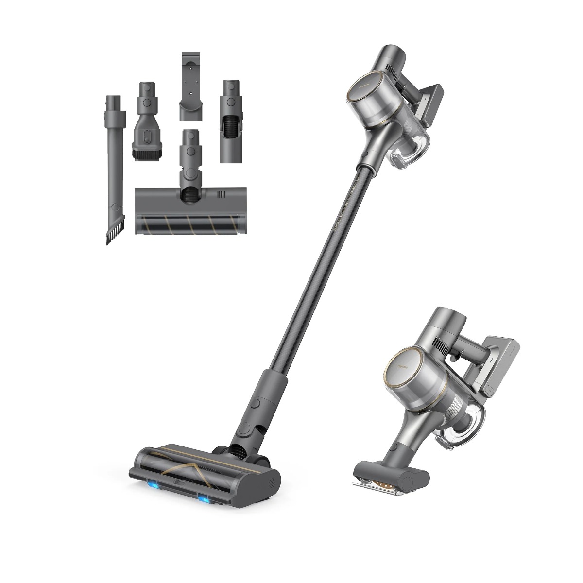 dreame R20 Cordless Stick Vacuum,Up to 22,000PA Suction,90min Max Runtime | Anti-Tangle, Dust Illumination, LED Display, Multi-Surface Cleaning, 99.9% Filtration - Image 3