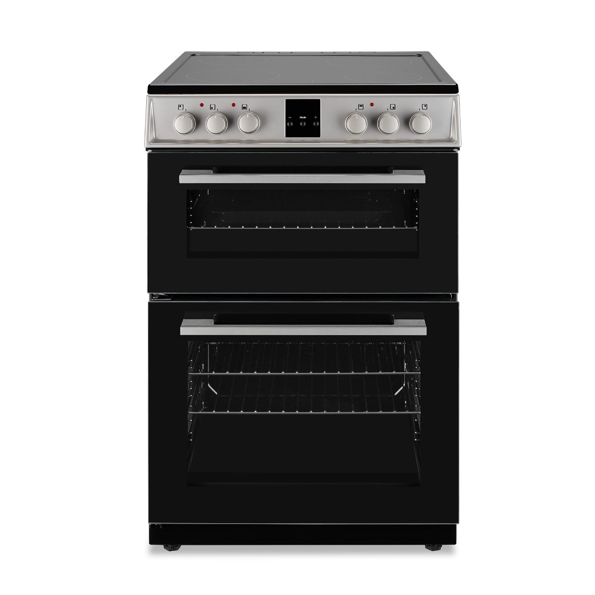 Montpellier Silver Mdoc60fs 60Cm Ceramic Double Cooker In