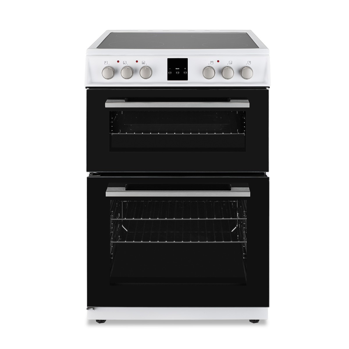 Montpellier White Mdoc60fw 60Cm Ceramic Double Cooker In