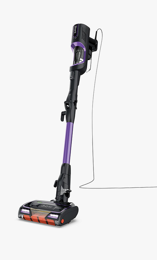 Shark Grey/Purple Anti Hair Wrap Hz500uk Bagless Vacuum Cleaner - Charcoal &