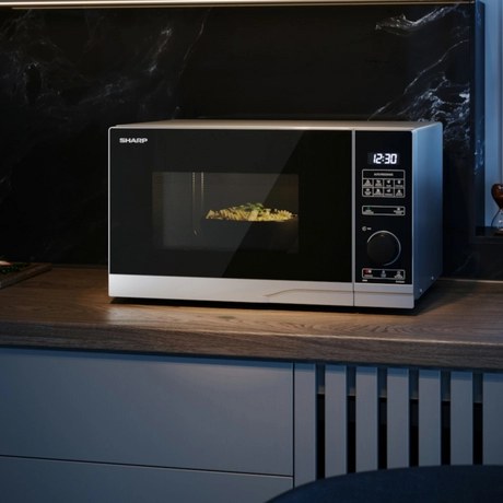 Sharp SP2541 25L Digital Microwave 900W Silver - Image 3