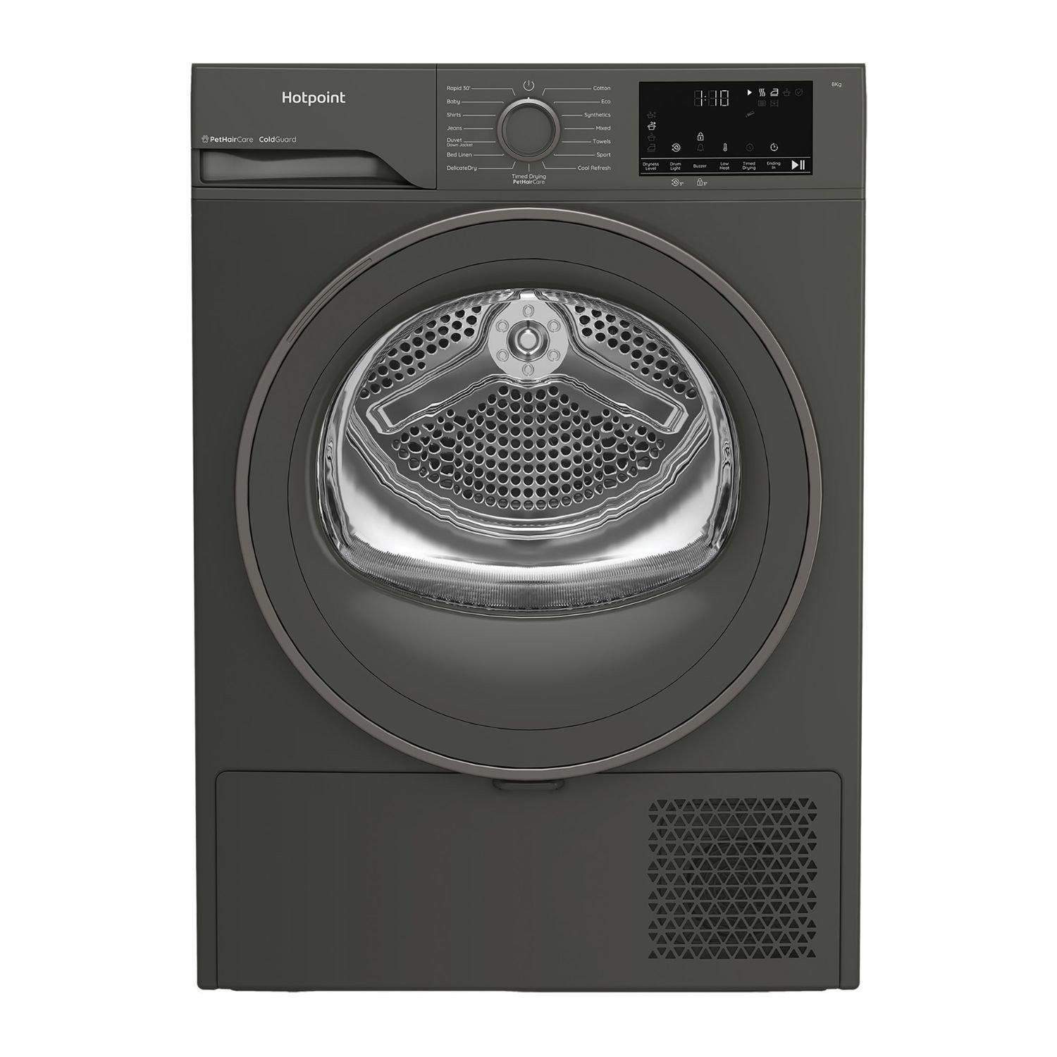 Hotpoint Chsd84Mgguk 8Kg Heat Pump Tumble Dryer With Coldgaurd- Grey - Image 5
