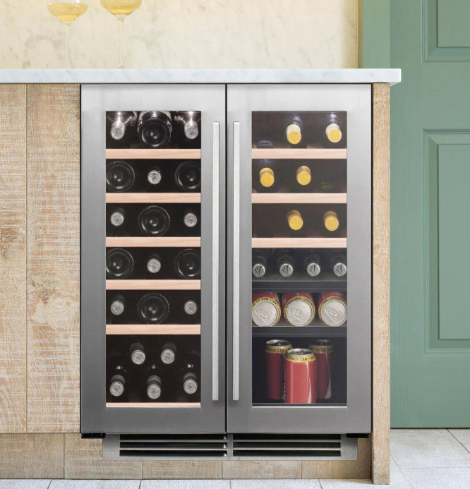 Caple Bordeaux Wi6234 Built In Wine Cooler - Stainless Steel