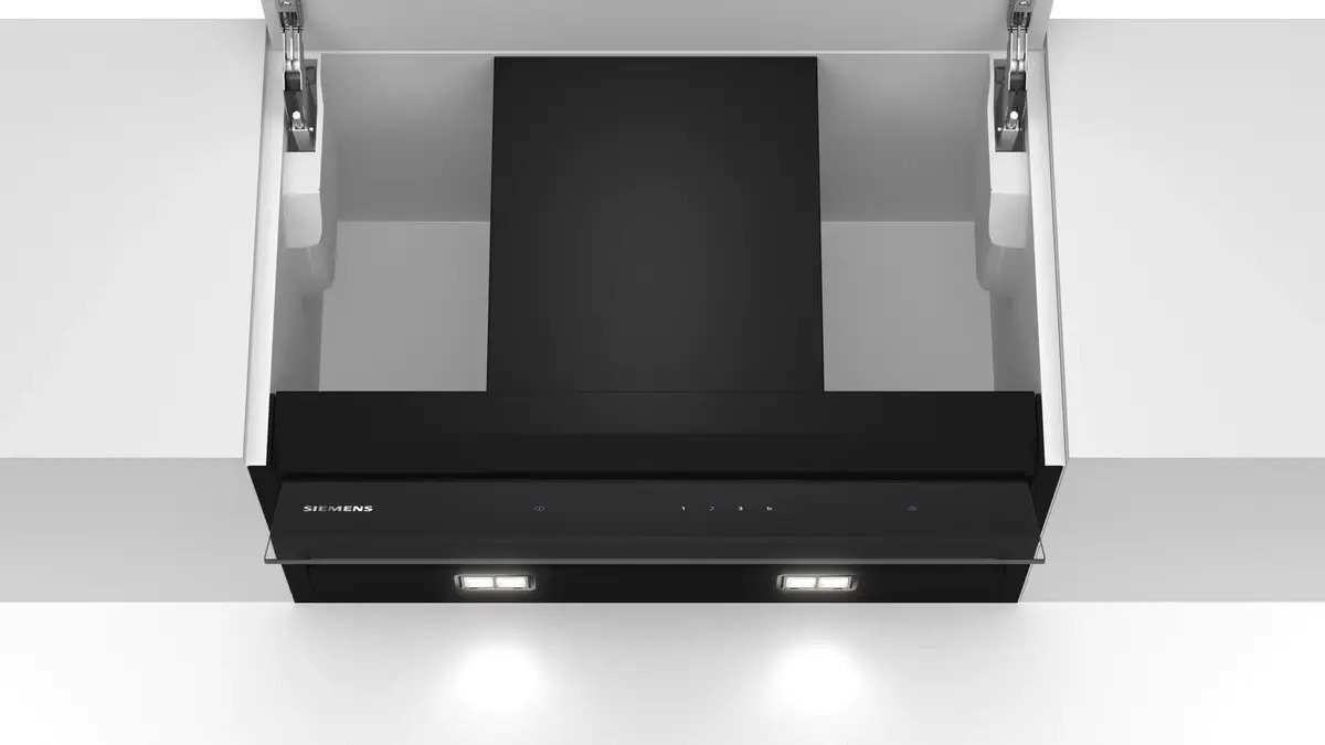 Siemens Black Lj67bam60b Cooker Hood