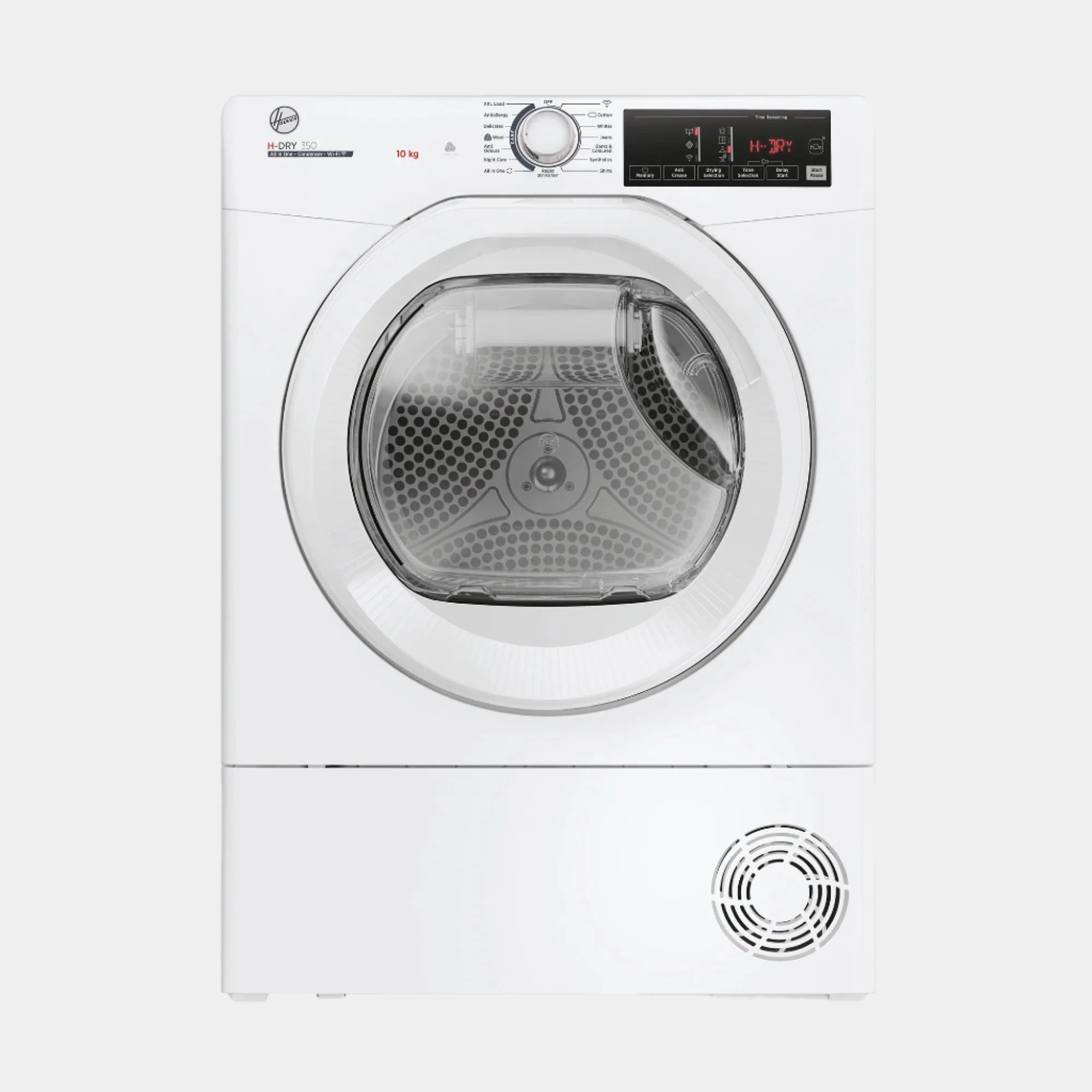Hoover H-Dry 350 Condenser Tumble Dryer 10kg White HRE C10TE-80 with Smart App Connectivity and Woolmark Approved Fabric Care - Image 3