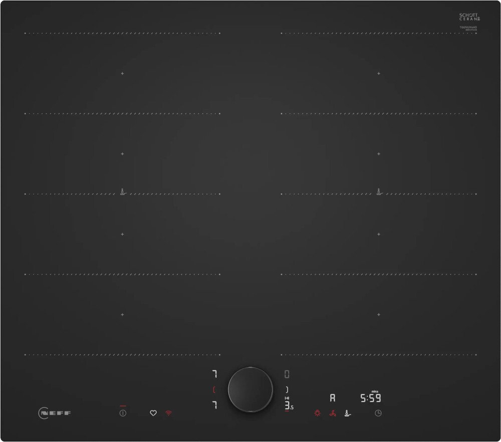 NEFF - T66NUX4A0 - Induction Hob - 59cm - Black - Image 2