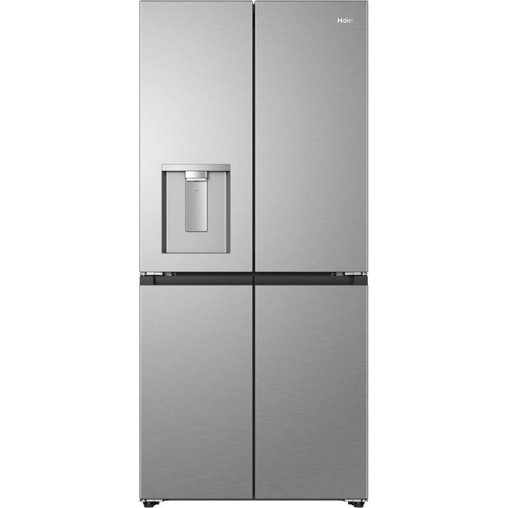 Haier Silver Hcr58s18cwmm Rise Cube Series 523L American Fridge Freezer