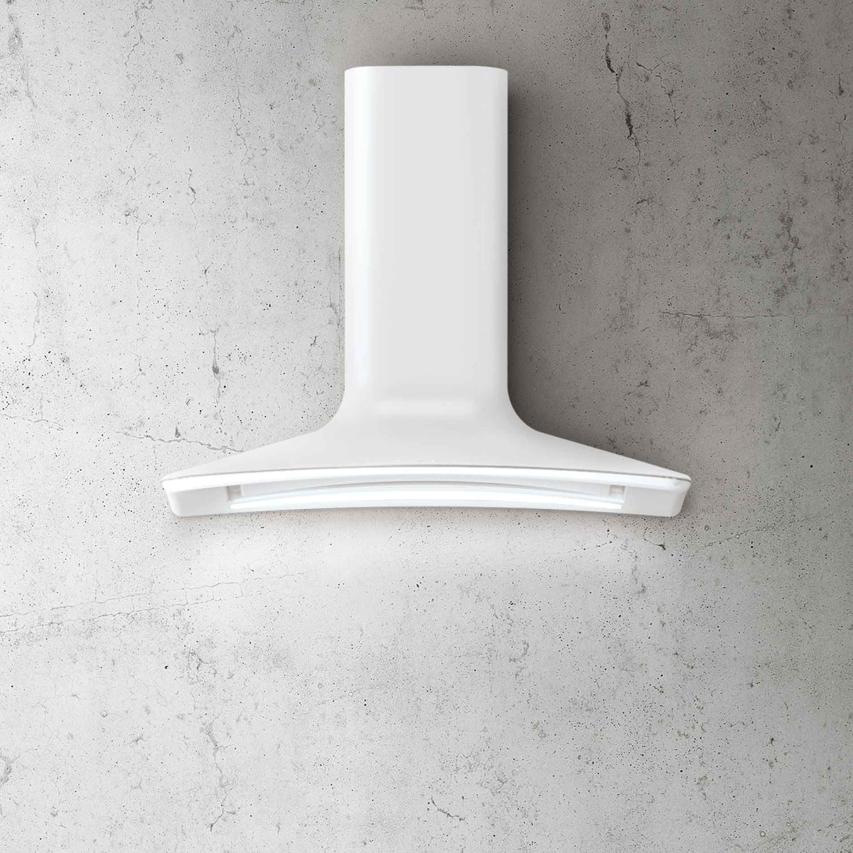 Elica White Dolce-Ch 86Cm Curved Chimney Cooker