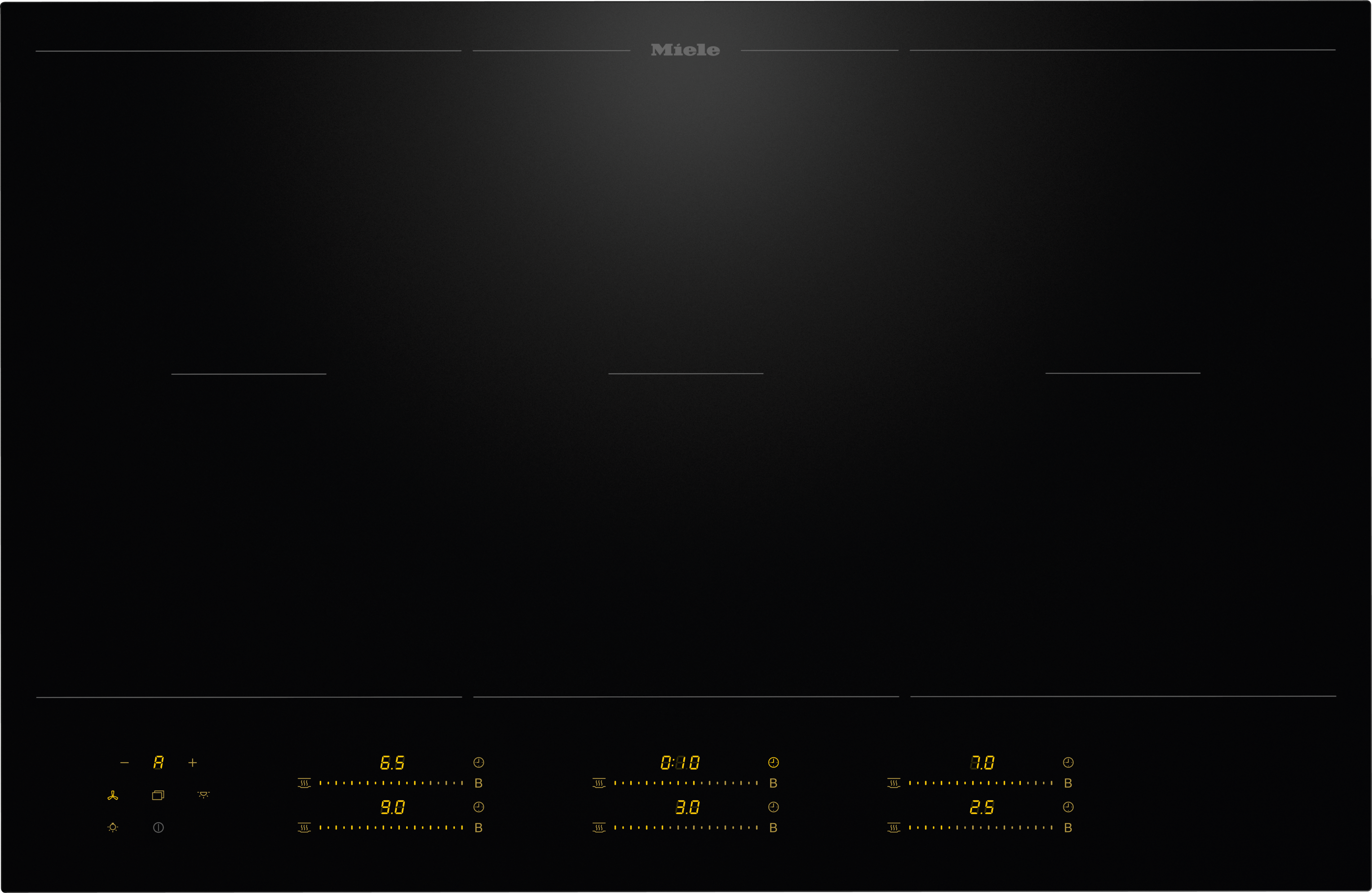 Miele Km 8585-2 Fl 80Cm 3 Zone Built In Induction Hob