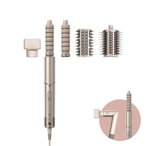 Shark Hd436sluk Flexstyle Air Styler & Hair Dryer - 4 Attachments - Stone