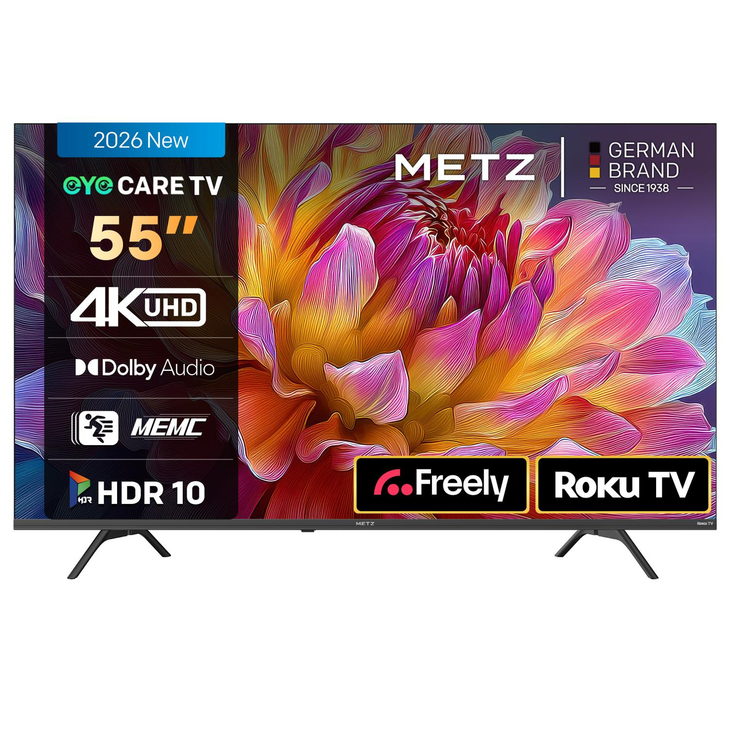 Metz Black 55Mrf6000zuk 55" 4K Dled Smart Tv