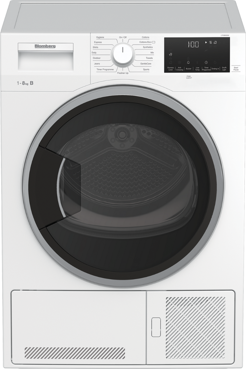 Blomberg White Ltk38020w 8Kg Condenser Tumble Dryer