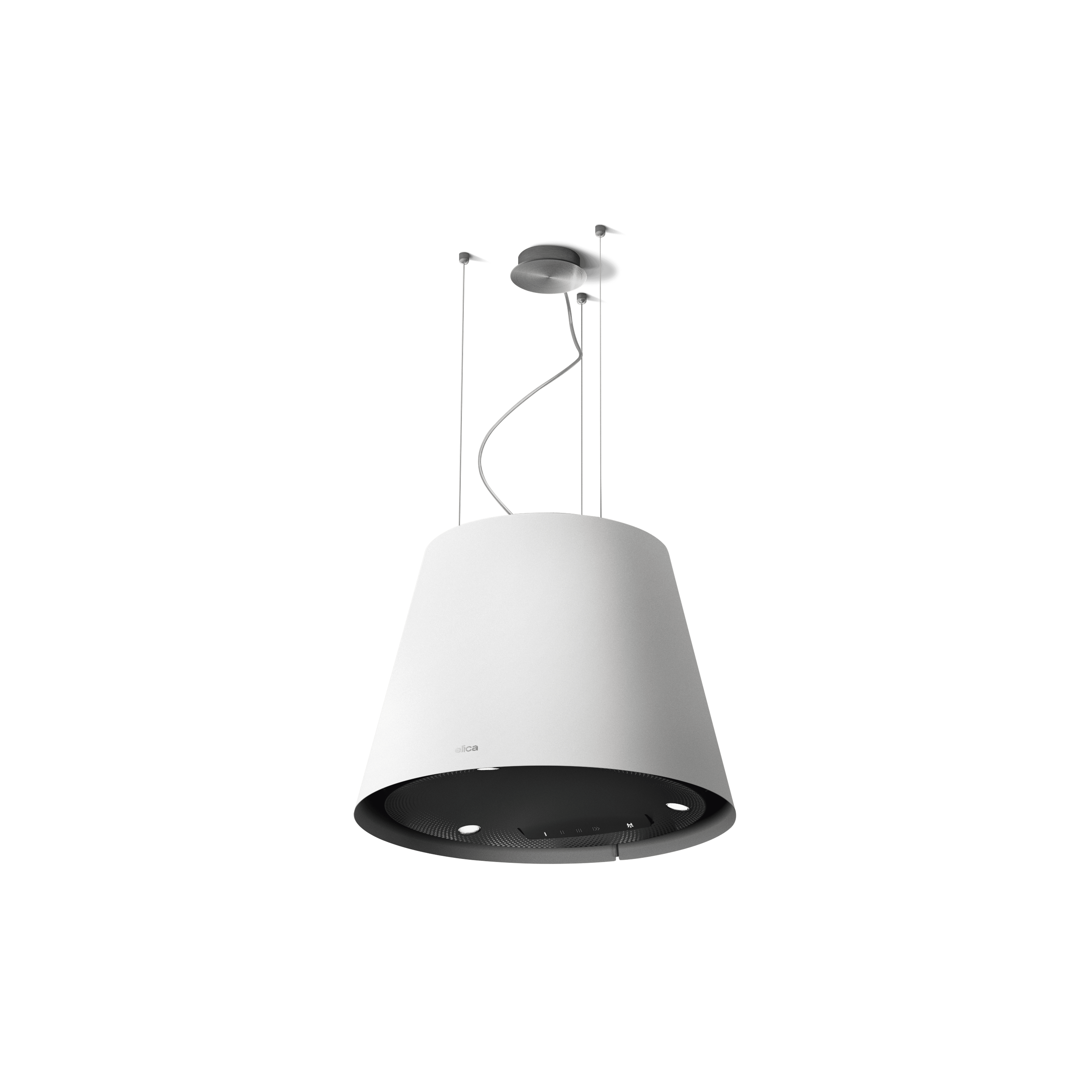 Elica Easy Ux 50Cm Rc Island Extractor Hood In White Easy-Ux-Wh - Image 2