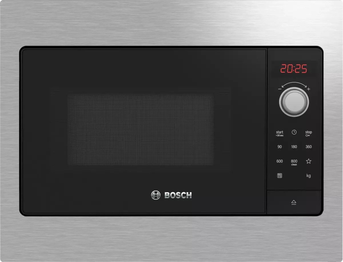 Bosch Series 2 Built In Microwave Oven In Stainless Steel Red/Light Bfl523ms3b - Image 5