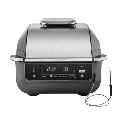 Ninja  5-In-1 Grill & Air Fryer Eg351uk - Black / Silver - 5.7L - Image 12
