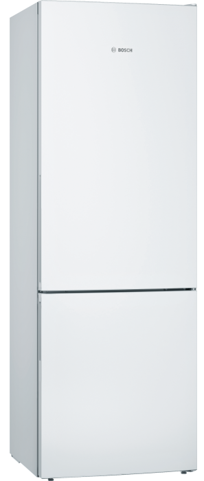 Bosch White/Light Kge49awcag, Free-Standing Fridge-Freezer With Freezer At Bottom