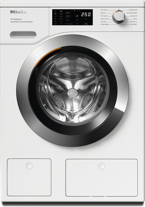 Miele White Weg885 Wcs 9Kg 1400 Spin Washing Machine - Lotus
