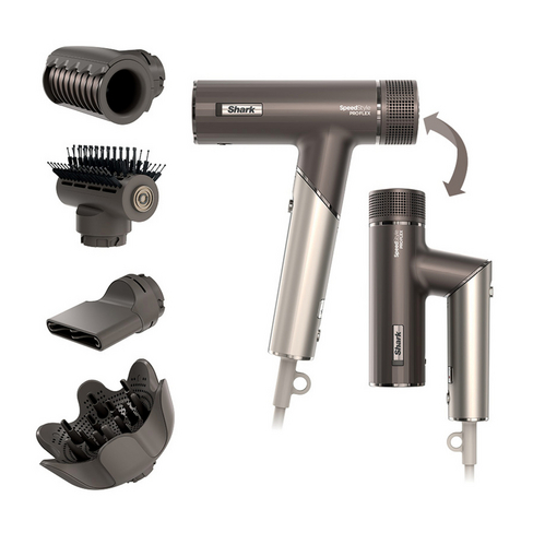 Shark Silver Hd542uk Speedstyle Pro Flex 4-In-1 Hair Dryer System - Mocha