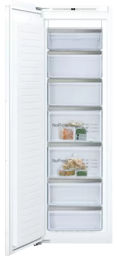 Neff Dark Gi7812ee0g Built In Upright Freezer Frost Free - Fully Integrated