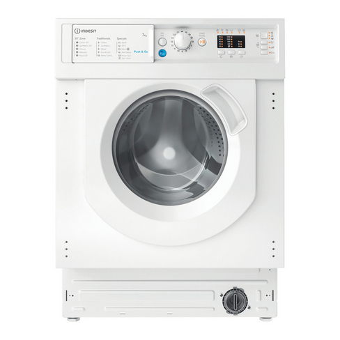 Indesit White Biwmil71252ukn 7Kg 1200 Spin Integrated Washing Machine