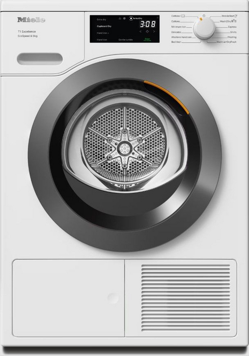 Miele White Tec645 Wp 8Kg Tumble Dryer