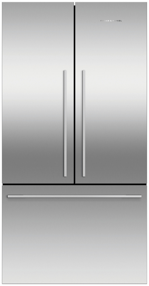 Fisher & Paykel Light Rf610adx6 90Cm Frost Free American Fridge Freezer - Stainless Steel