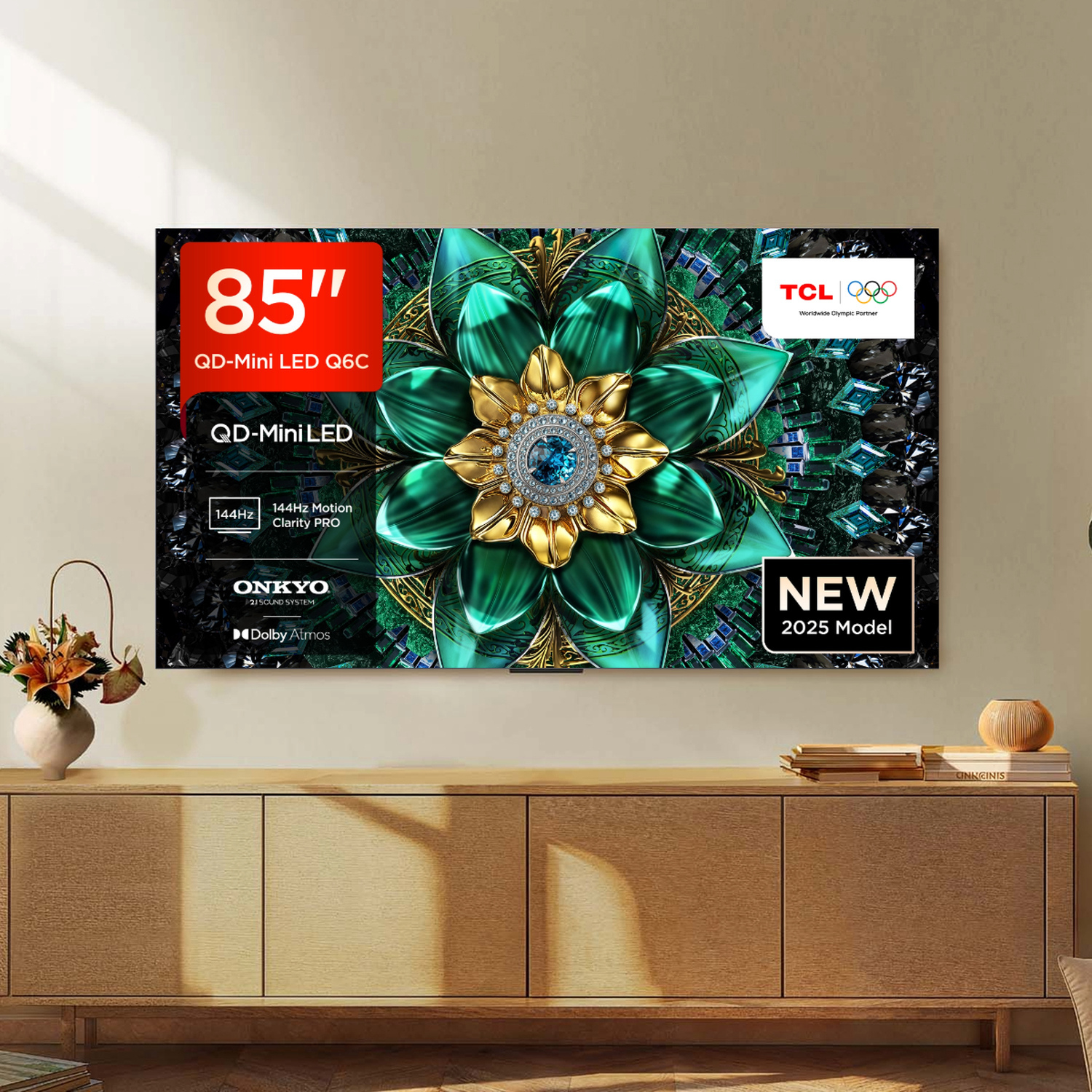 Tcl 85Q6c-Uk 85" 4K Qd-Mini Led Uhd Smart Google Tv