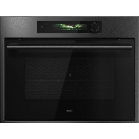 Asko Black Ocm64bsh 45Cm Built In Combi Oven With Microwave - Steel