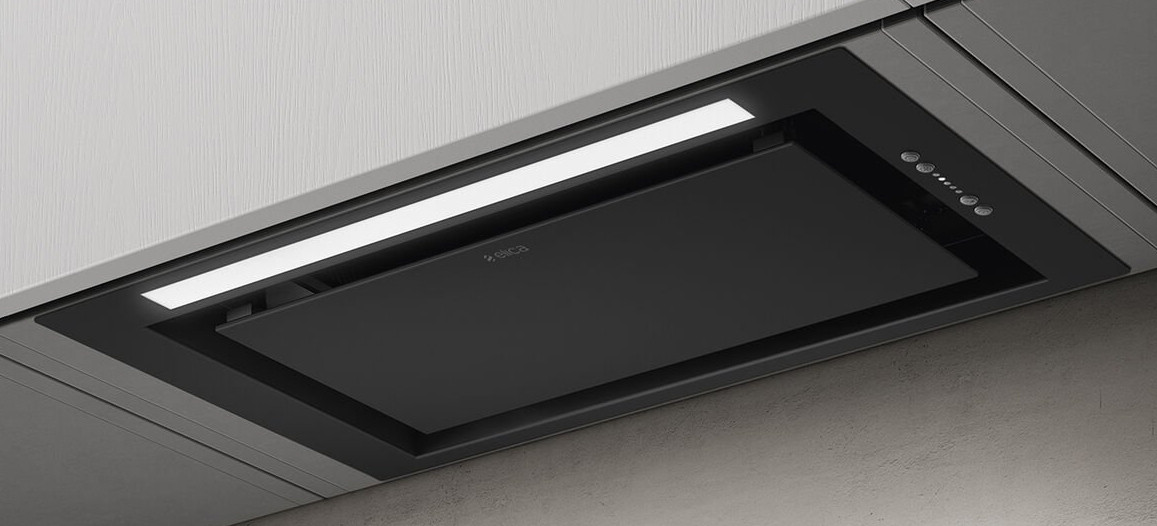 Elica Black Lane-80-Blk Canopy Hood