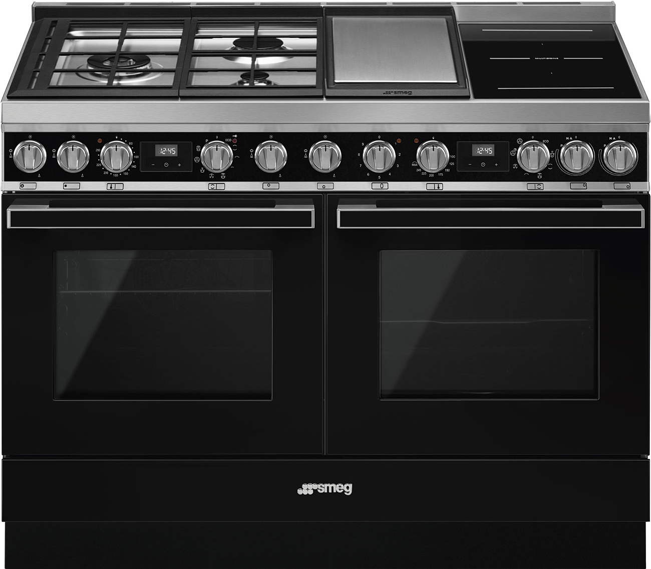 Smeg Cpf120igmpbl Portofino 120Cm Pyrolytic Dual Fuel Range Cooker