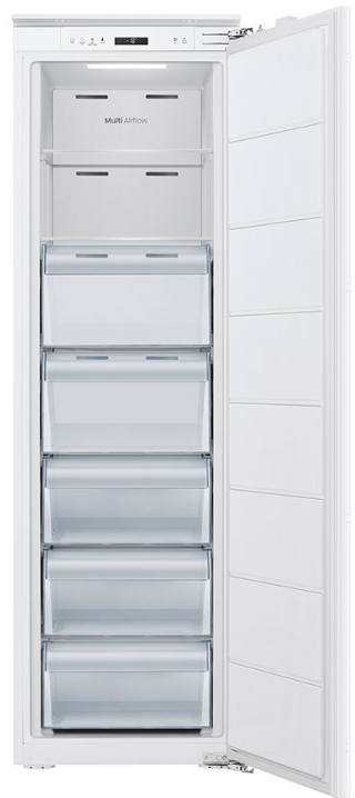Teknix White Bithtzff Integrated Tall Freezer Total No Frost