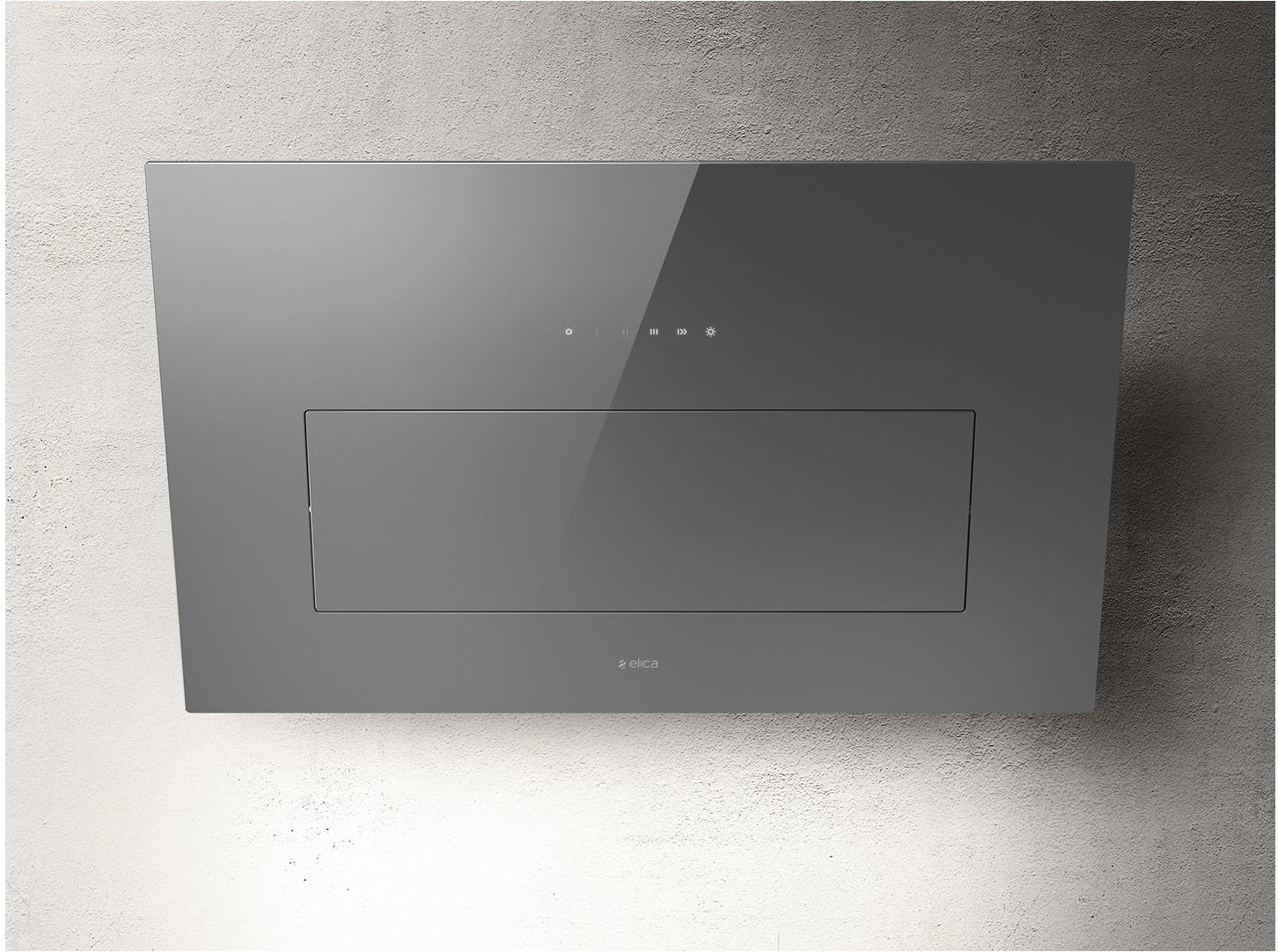 Elica Grey Bloom-Std-Gr 85Cm Wide Angled Hood - A Rated