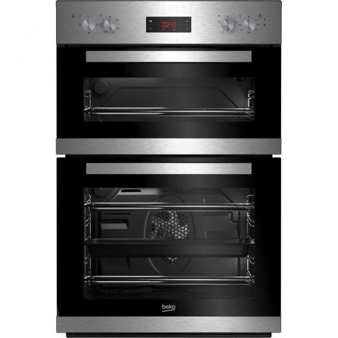 Beko CDFY22309X BuiltIn Electric Double Oven with True Fan Cooking, 75/38 Litre Capacity, Stainless Steel - Image 6