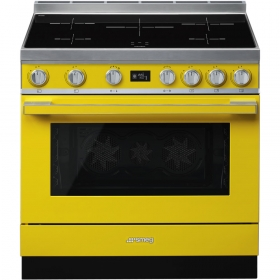 Smeg White Cpf9ipyw Portofino Full Electric Cooker With Induction Hob