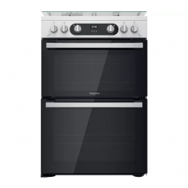 Hotpoint HD67G02CCW/UK Double Cooker - White