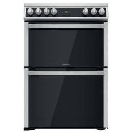 Hotpoint HDT67V9H2CX/UK Ceramic Electric Cooker with Double Oven