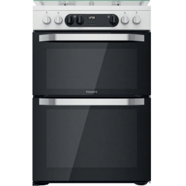 Hotpoint HDM67G9C2CW/UK Double Dual Fuel Cooker