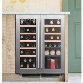 Caple WI6234 Built In Wine Cooler - Stainless Steel