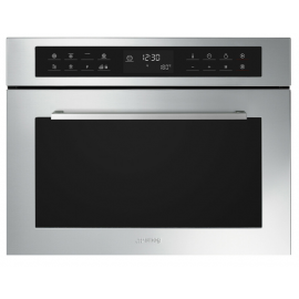 Smeg Cucina SF4400MCX1 Stainless Steel Built-In Combination Microwave Oven