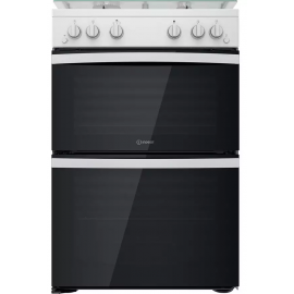 Indesit ID67G0MCW/UK Double Cooker - White