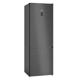 Siemens KG49NXXDF Free-standing fridge-freezer with freezer at bottom 203 x 70 cm Black stainless steel
