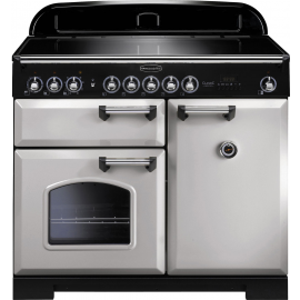 Rangemaster Classic Deluxe 100 Electric (Induction) Royal Pearl And Chrome CDL100EIRP/C