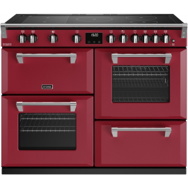 Stoves Richmond Deluxe D1100Ei RTY Chilli Red 110cm Induction Range Cooker 444411583
